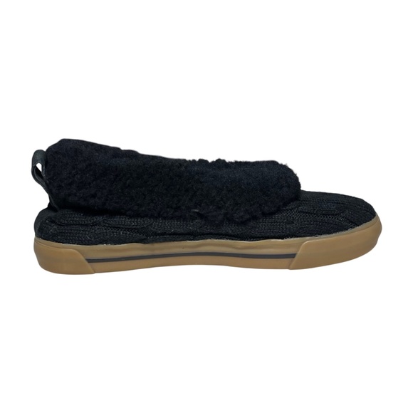 UGG Women's Cable Knit Sweater Slippers Size 7 Rylan Sheepskin Lined Cottagecore - Picture 4 of 11